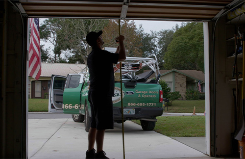 Precision Tech Performing Balance Test as Part of Safety Inspection